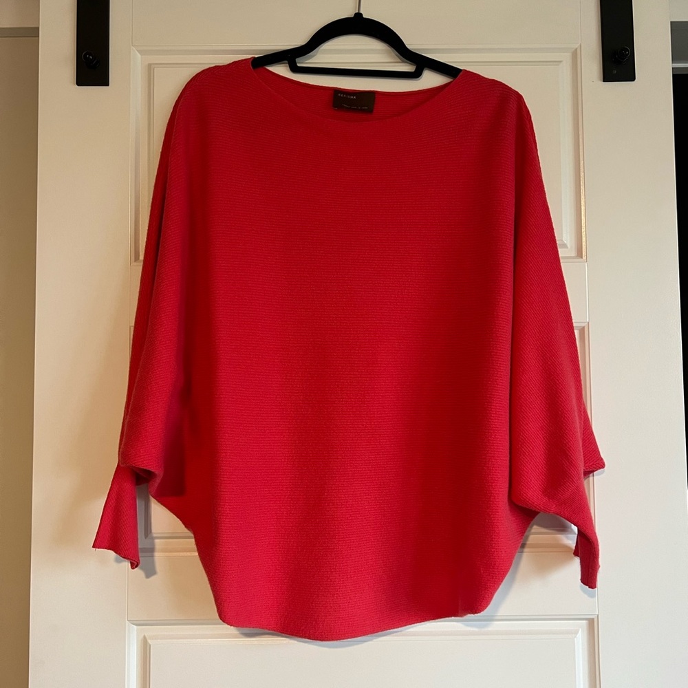 Red Batwing Sweater